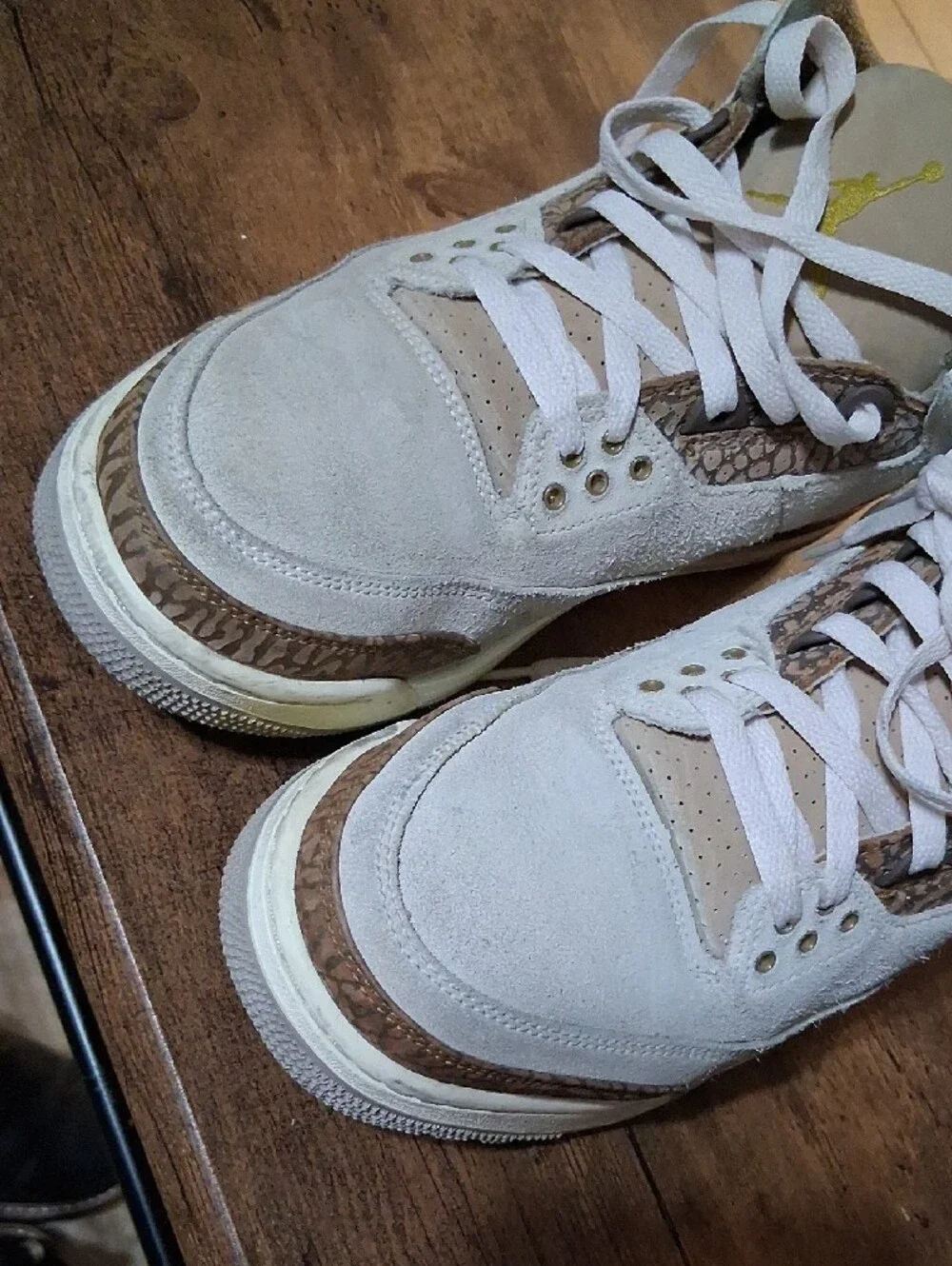 Jordan Retro Low Sneaker in Light Taupe and Brown